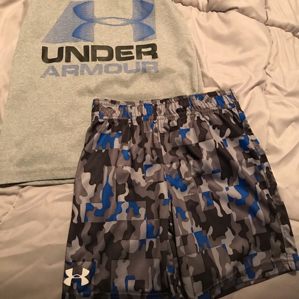 Under Armour Boys sleeveless set